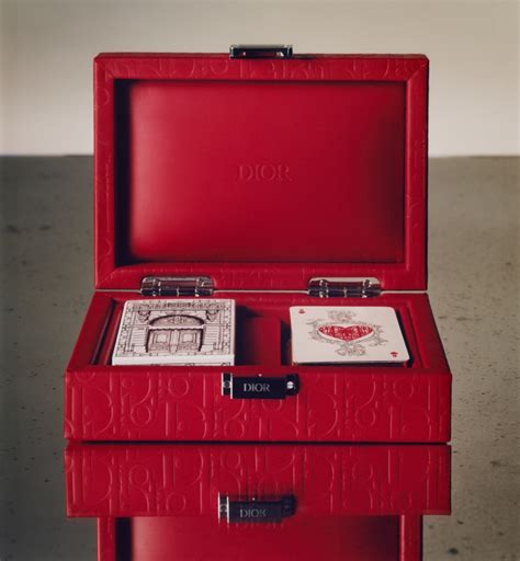 christian dior playing cards|Playing Cards Case Red Dior Oblique.